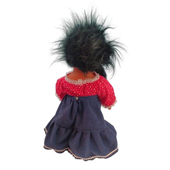 Extremely Rare Large 15" 1984 Nettie Tico Troll Doll All Original Dam Trolls - Picture 11 of 11
